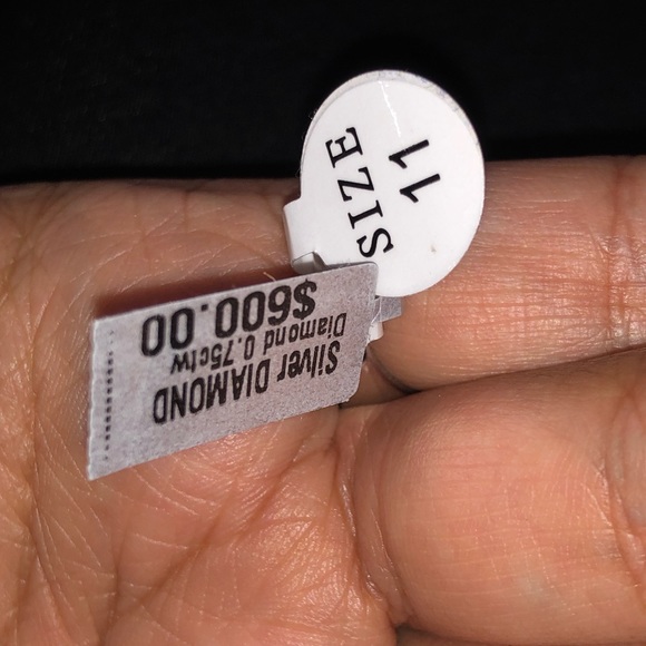 Authentic Genuine Natural Real Diamond Men Custom made ring .75ct Best Gift SALE - Picture 3 of 5